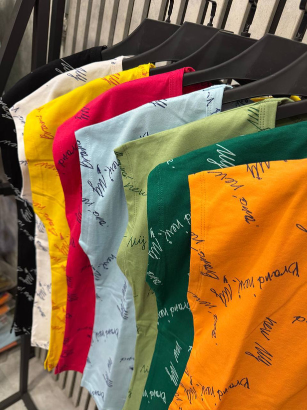 تیشرت یقه هفت چاپی