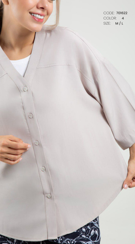 شومیز مانتو تابستانه جنس پارچه لیوسل آستین سه رب خنک و تابستونی