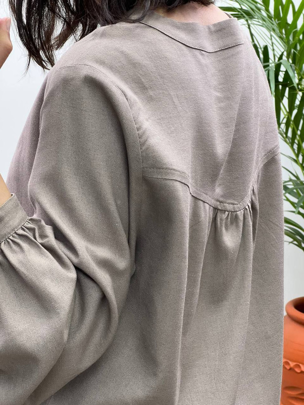 شومیز لنین دو نخ زنانه پشت پیله خنک و تابستووونی