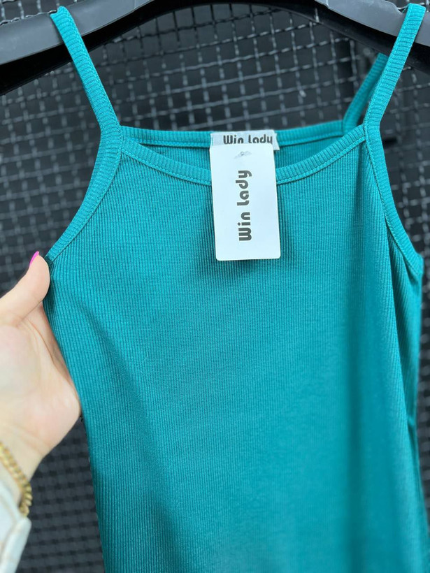 تاپ زنانه بندی آبی