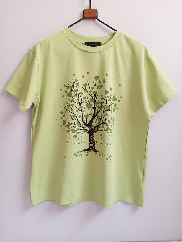 تیشرت زنانه وارداتی رنگ سبز