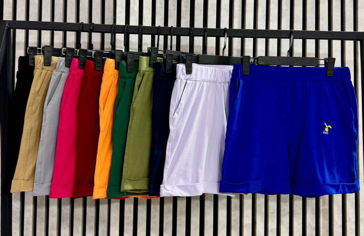 رنگبندی شورتک زنانه پنبه ای فری سایز