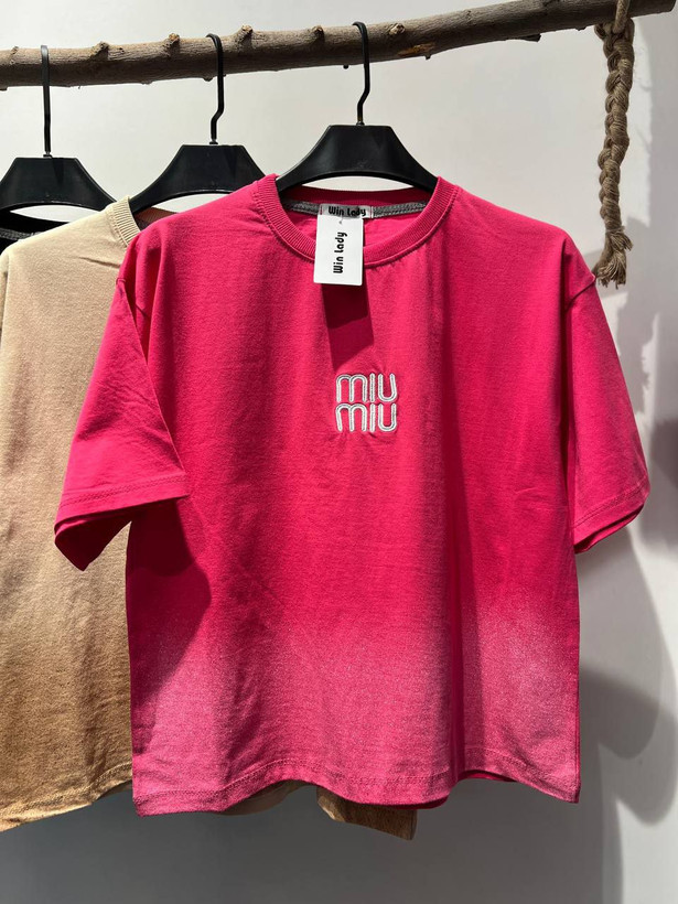 تیشرت زنانه باکسی پنبه ای