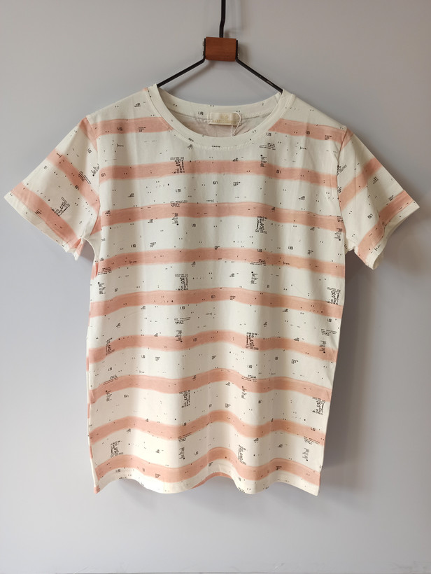 تیشرت زنانه آستین کوتاه راه راه