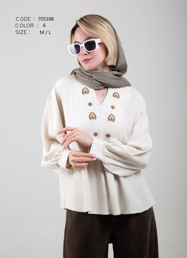 تونیک زنانه جلو بسته