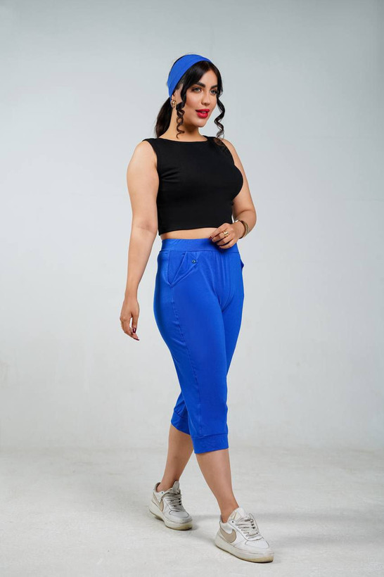 شلوارک خانگی پنبه ای زنانه با کمر کشی و راحت