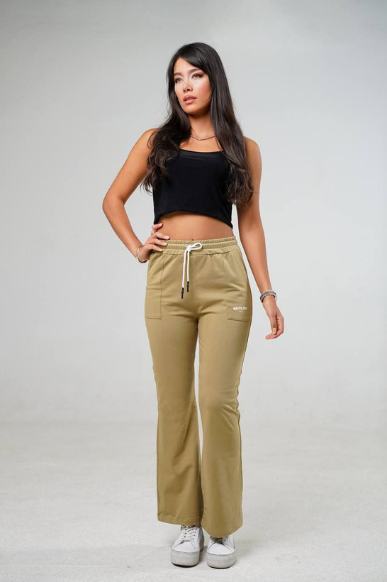 شلوار خانگی راسته پنبه ای زنانه قد 100